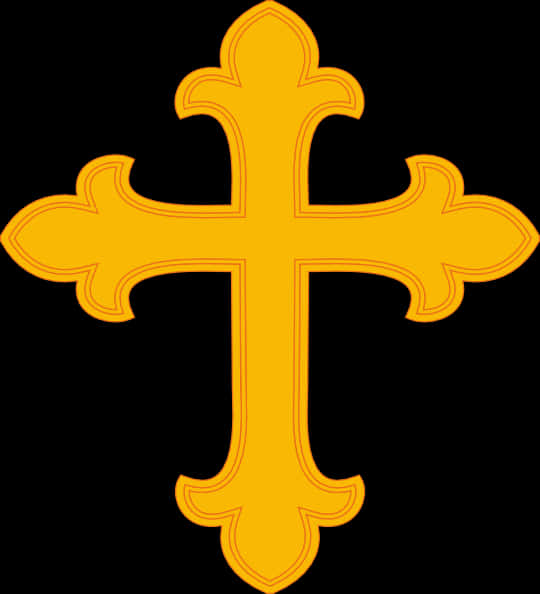 Golden_ Fleur_de_ Lis_ Cross