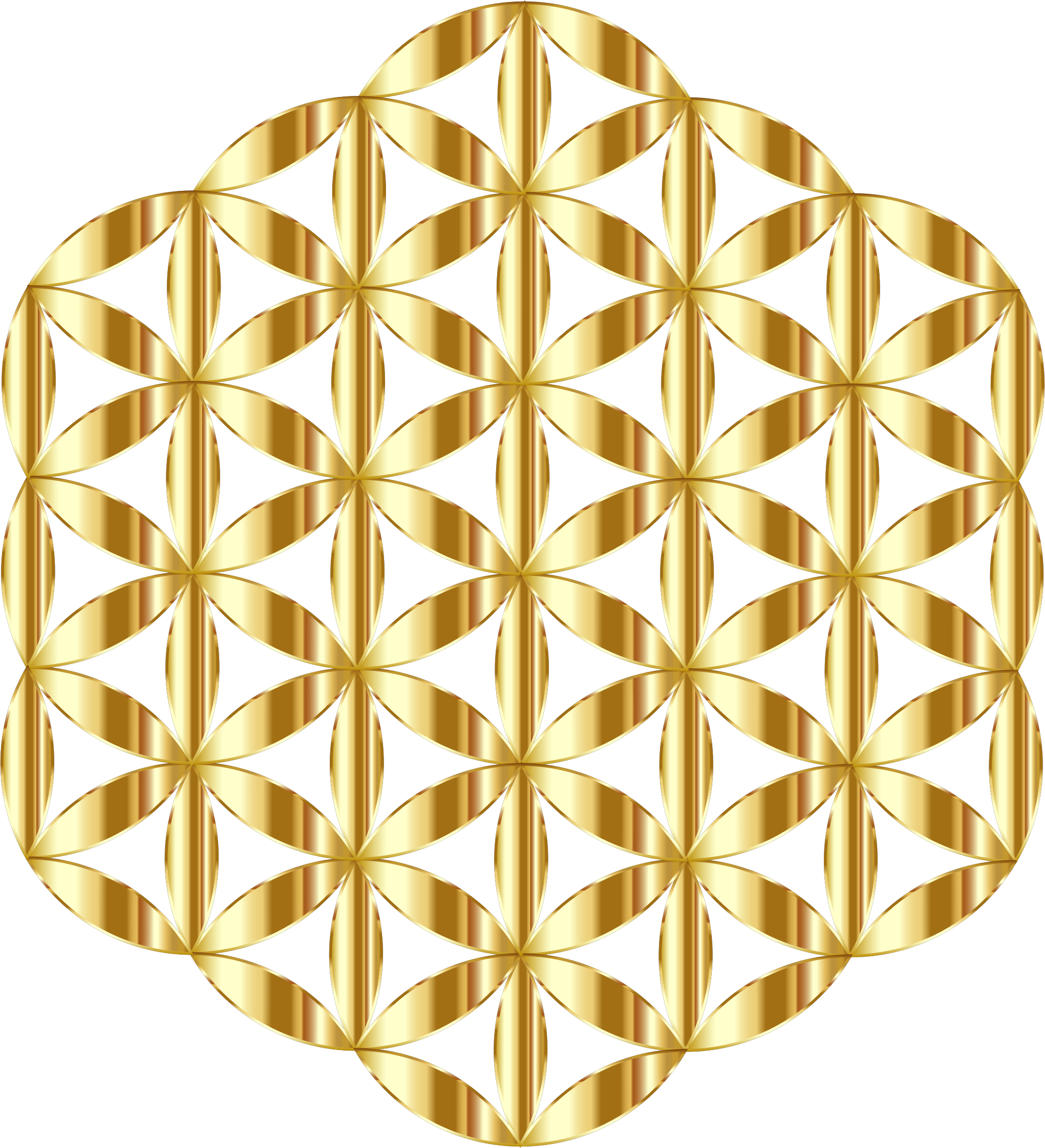 Golden Flowerof Life Pattern