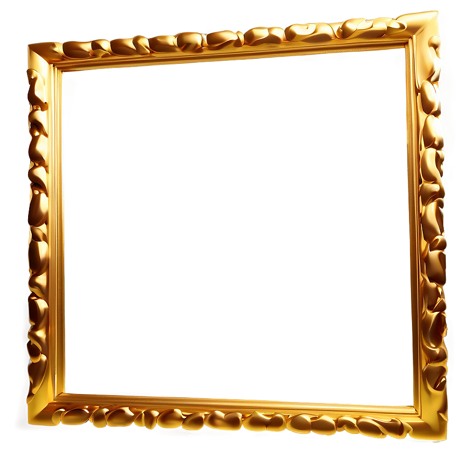 Golden Frame Clipart Png Gax28