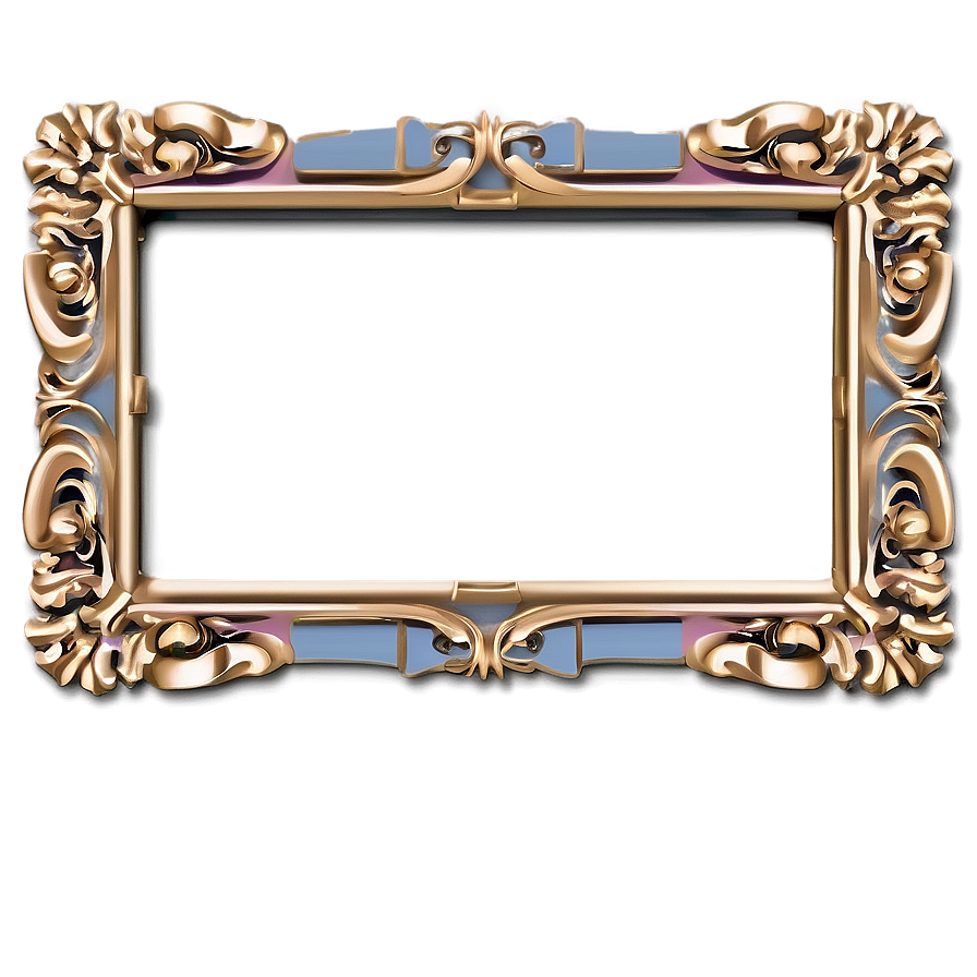 Golden Frame Invitation Png Wuy30