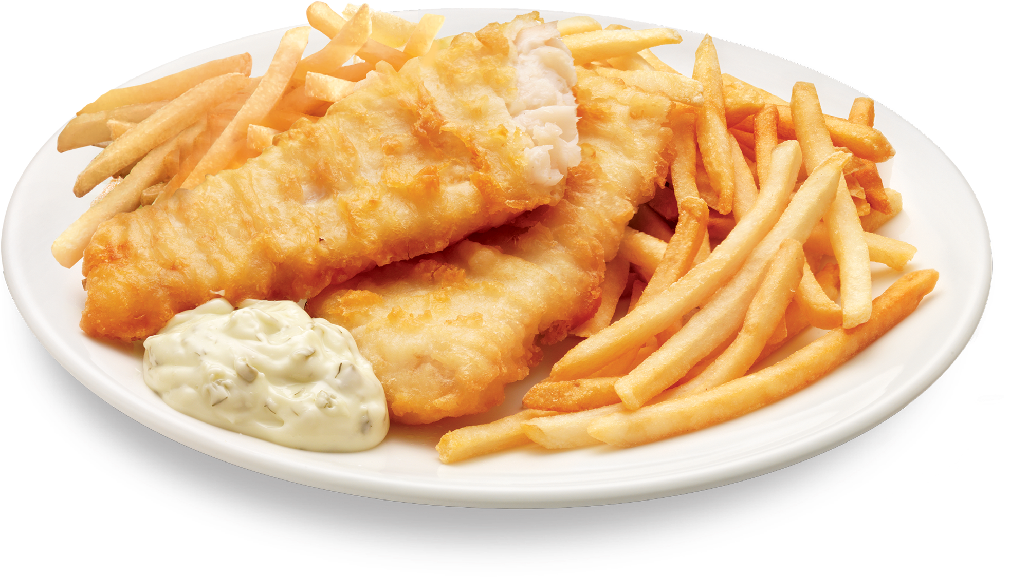 Golden Fried Fishand Chipswith Tartar Sauce