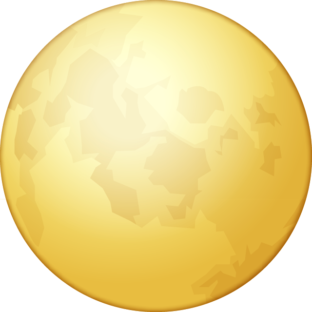 Moon Emoji Png -full Moon Emoji Png, Transparent Png - Full Moon Illustration Png, Png Download PNG with transparent background