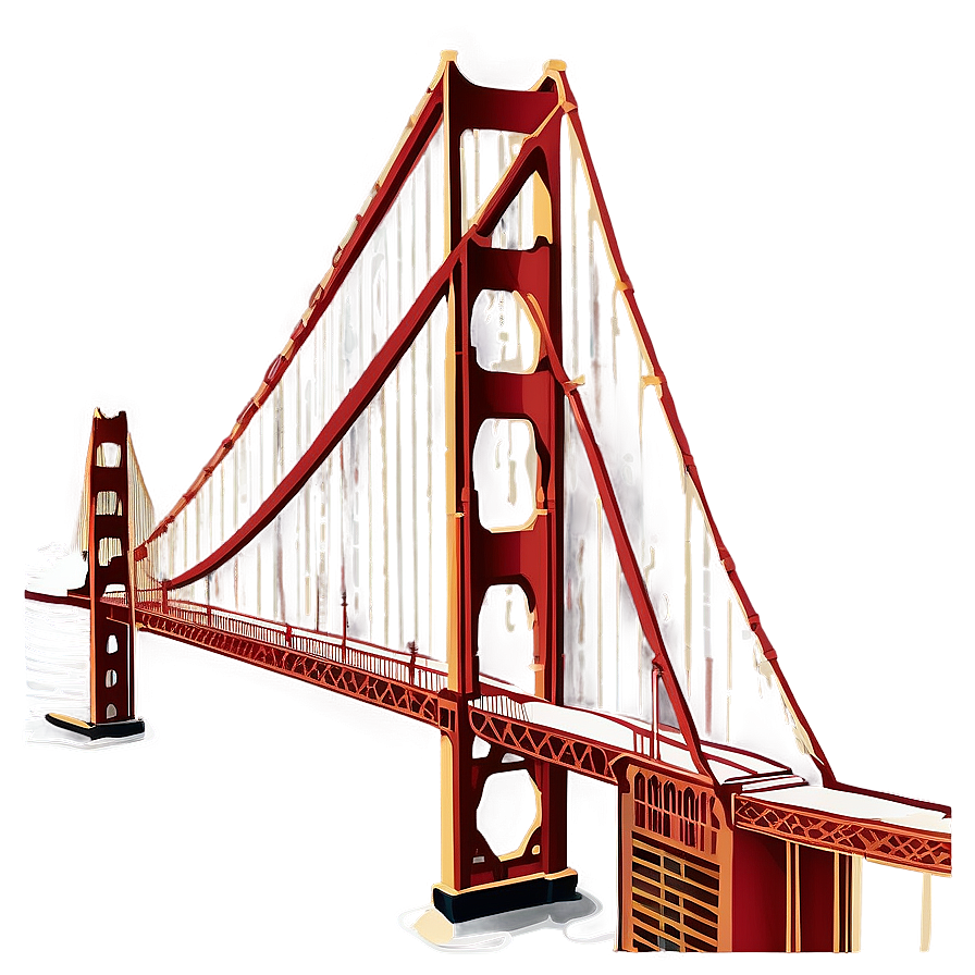 Golden Gate Bridge Aerial View Png Xbk11