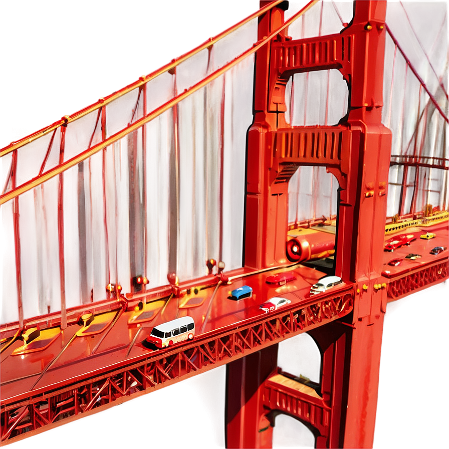 Golden Gate Bridge Close-up Detail Png 06122024