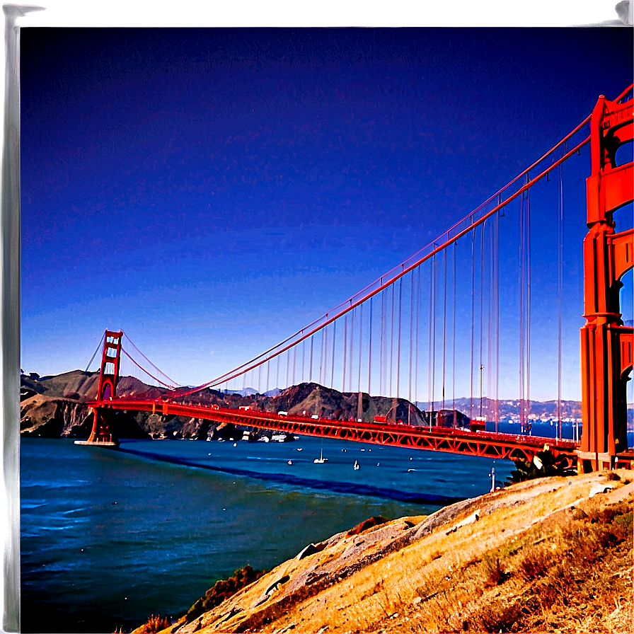 Golden Gate Bridge From Alcatraz View Png 06122024