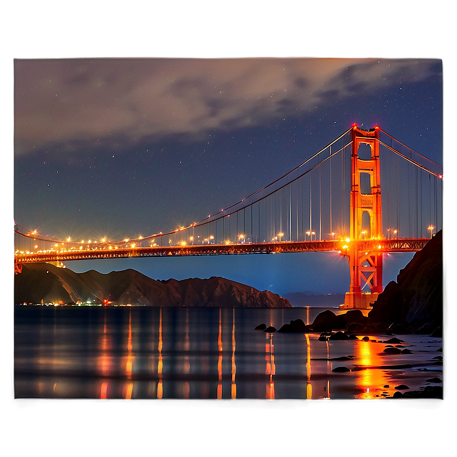 Golden Gate Bridge From Baker Beach Png 99