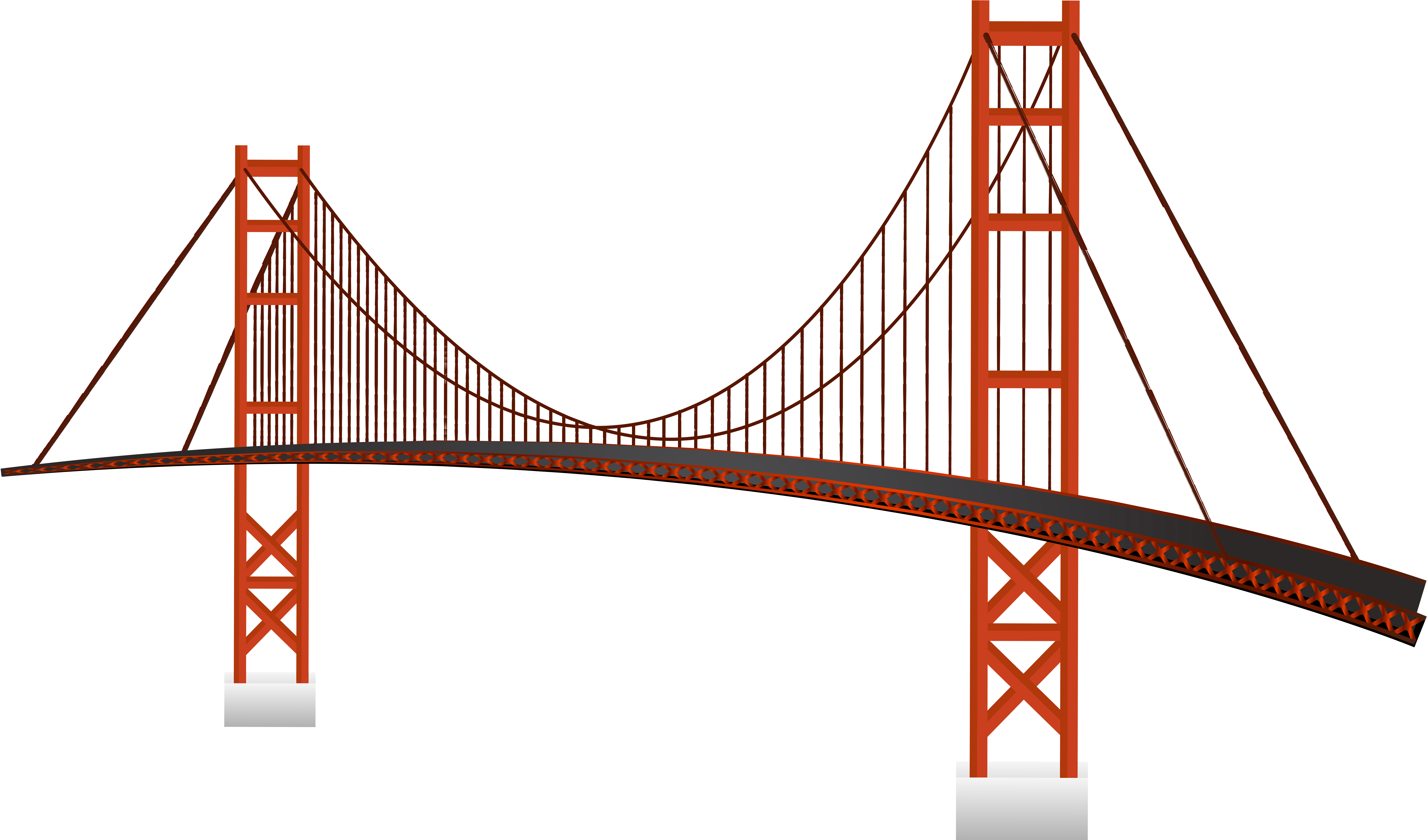 Golden Gate Bridge Vector Illustration