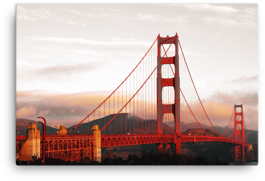 Golden Bridge Png - Golden Gate Bridge, Transparent Png PNG with transparent background