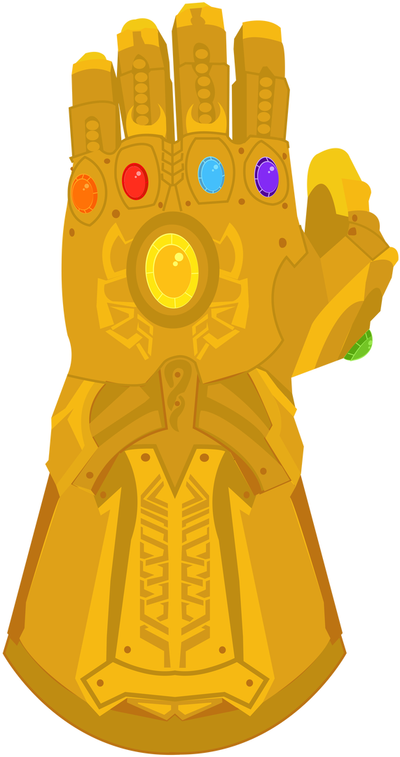 Infinity Gauntlet By Mexicoknight - Infinity Gauntlet Png Vector, Transparent Png PNG with transparent background