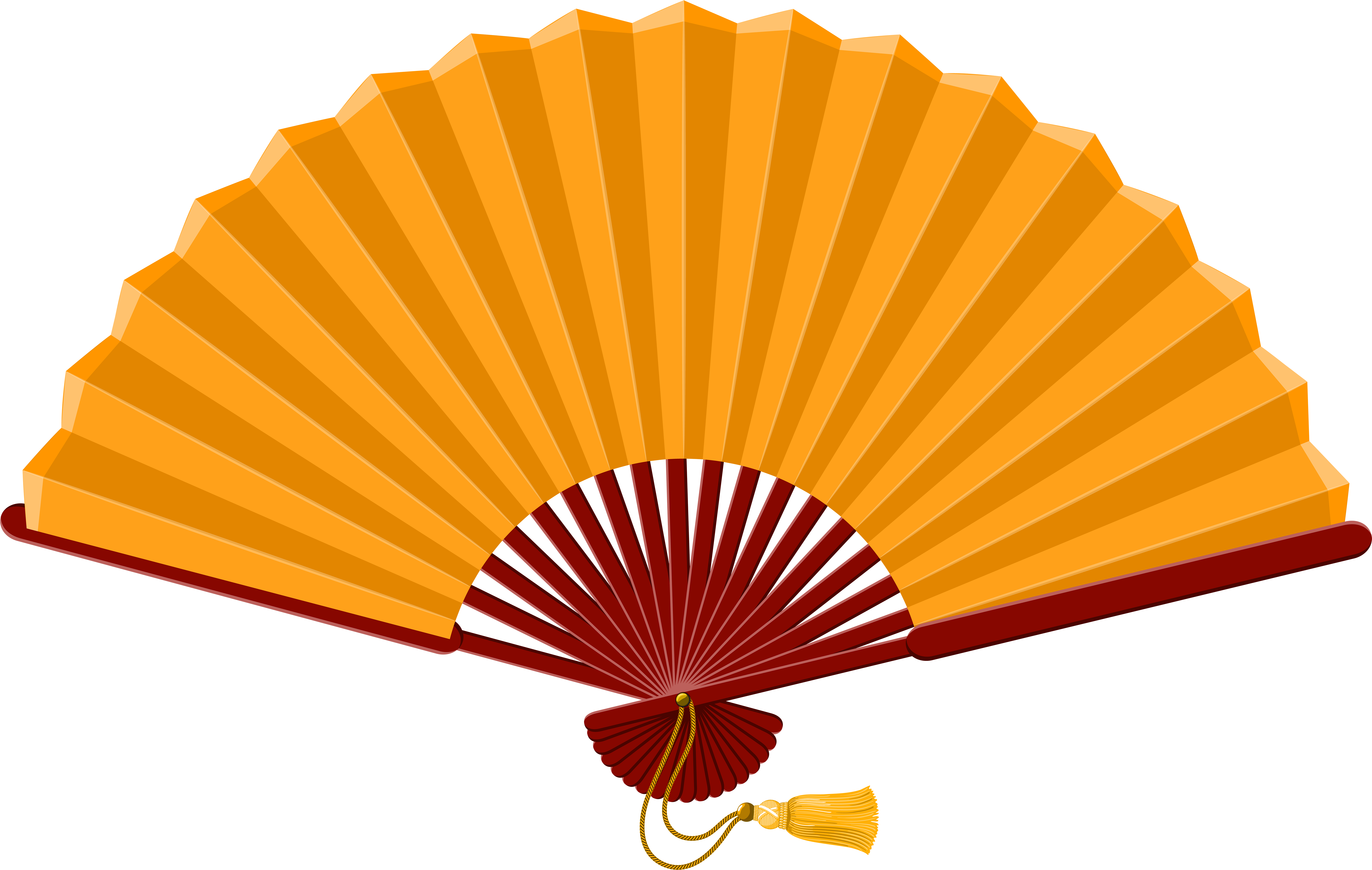 Chinese Fan Png Clip Art - Fan Clipart Png, Transparent Png PNG with transparent background