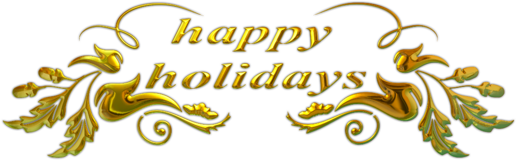 Happy Holidays Text - Happy Holidays Png, Transparent Png PNG with transparent background
