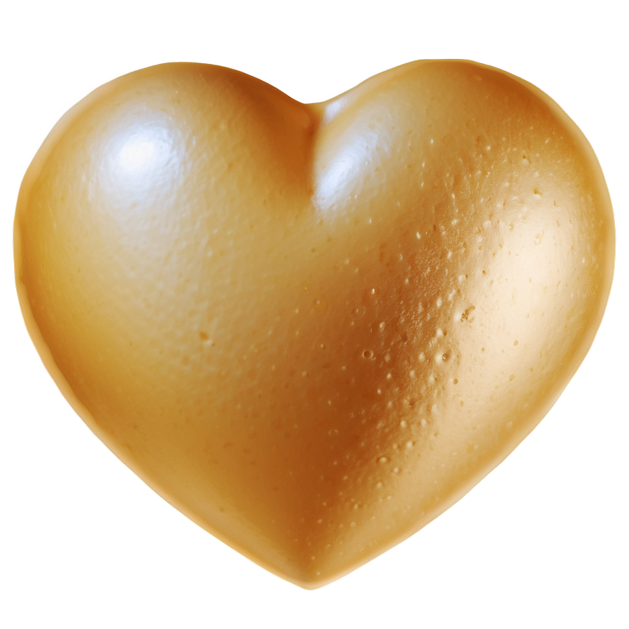 Golden Heart Emoji Png Gkg