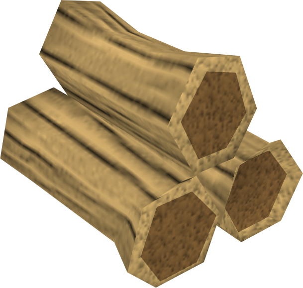 Golden Hexagonal Rods3 D Render