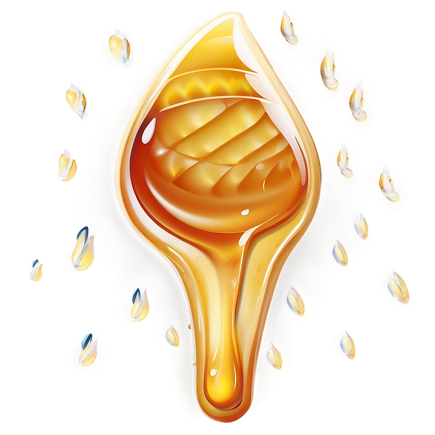 Golden Honey Drizzle PNG 05242024 PNG with transparent background