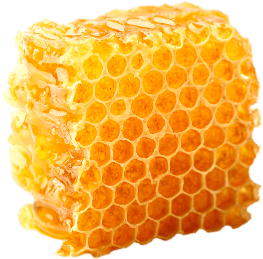 Golden Honeycomb Texture