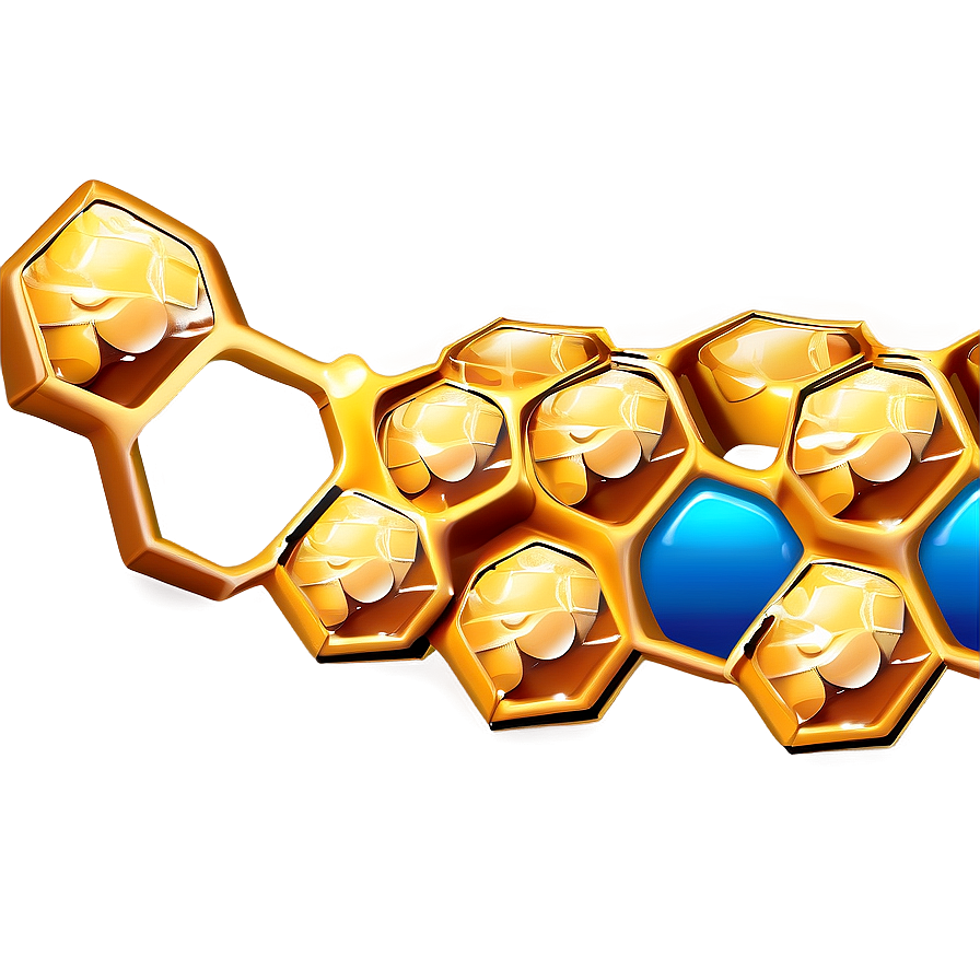 Golden Honeycomb Texture Png 30