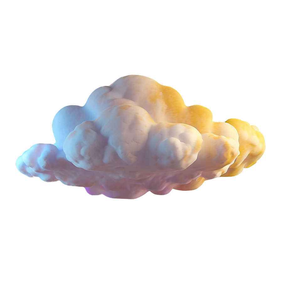 Golden Hour Dream Cloud Png Pat