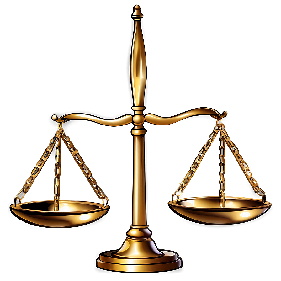 Golden Justice Scale Png Fpy33