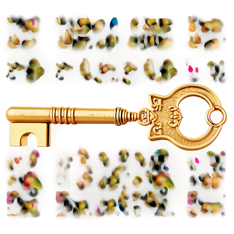 Golden Key Png 05042024