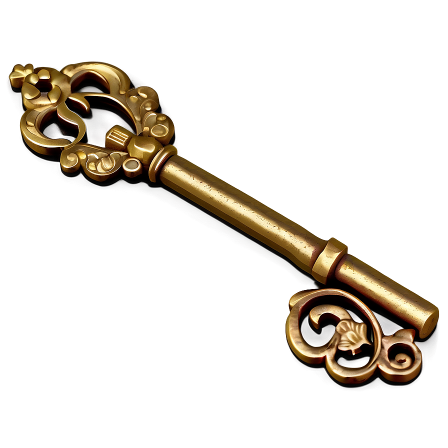 Golden Key Vintage Png 26