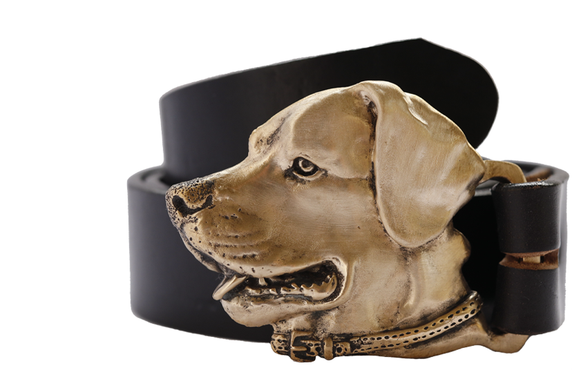 Golden Labrador Belt Buckle