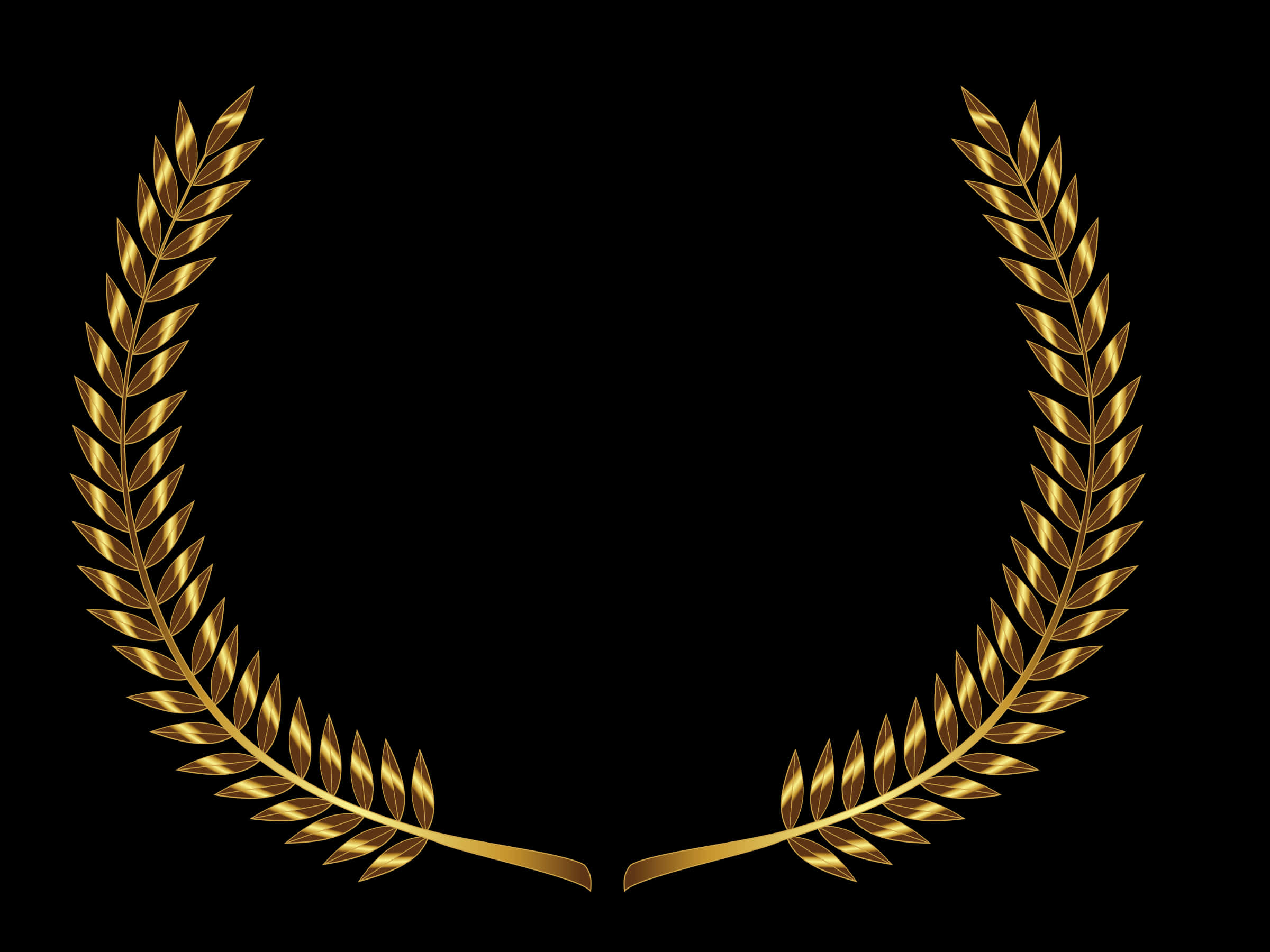 Golden Laurel Wreath Award Symbol