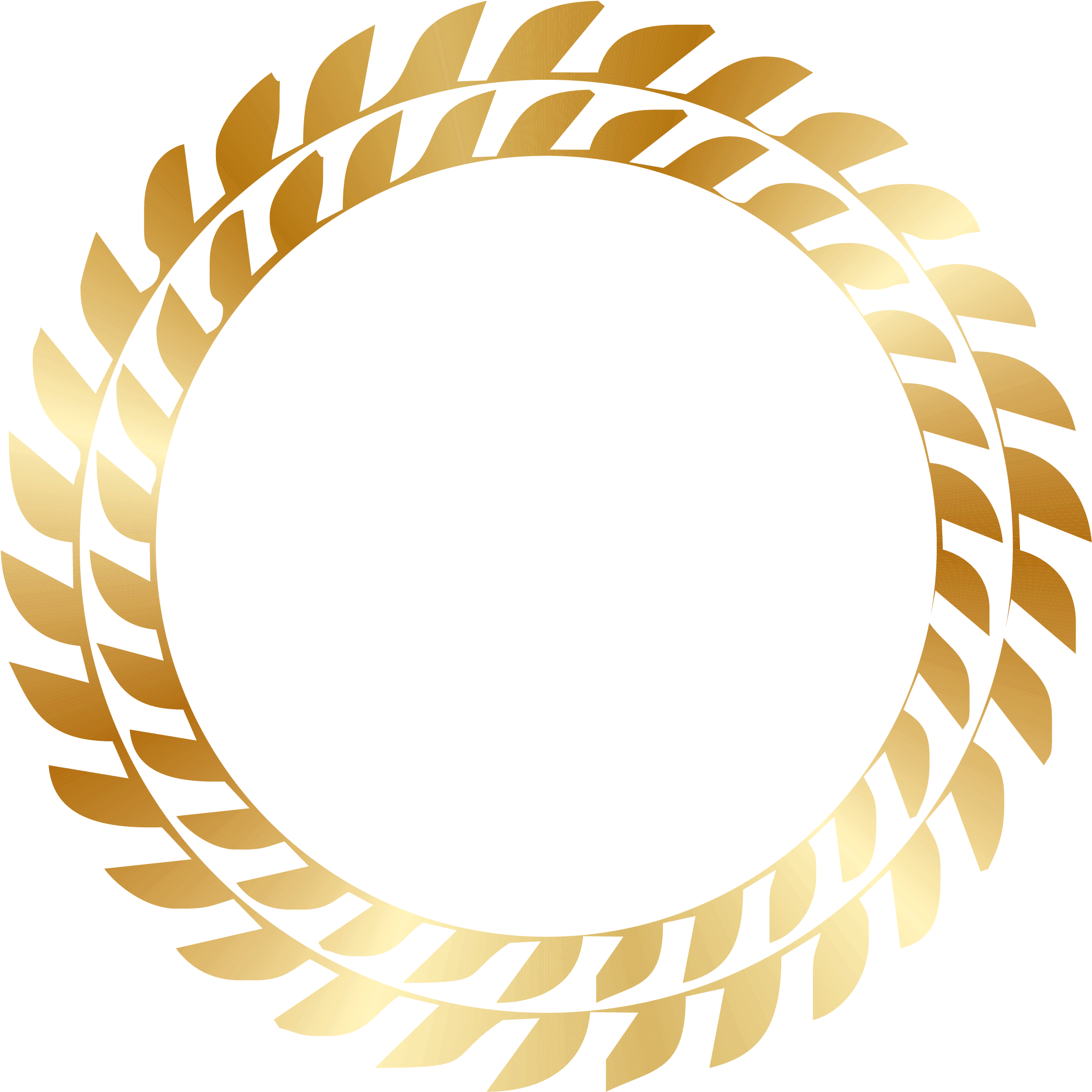 Golden Laurel Wreath Graphic