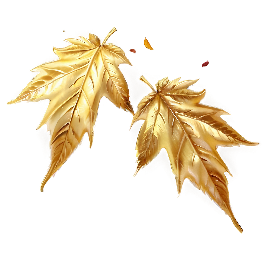 Golden Leaves Falling Png 85