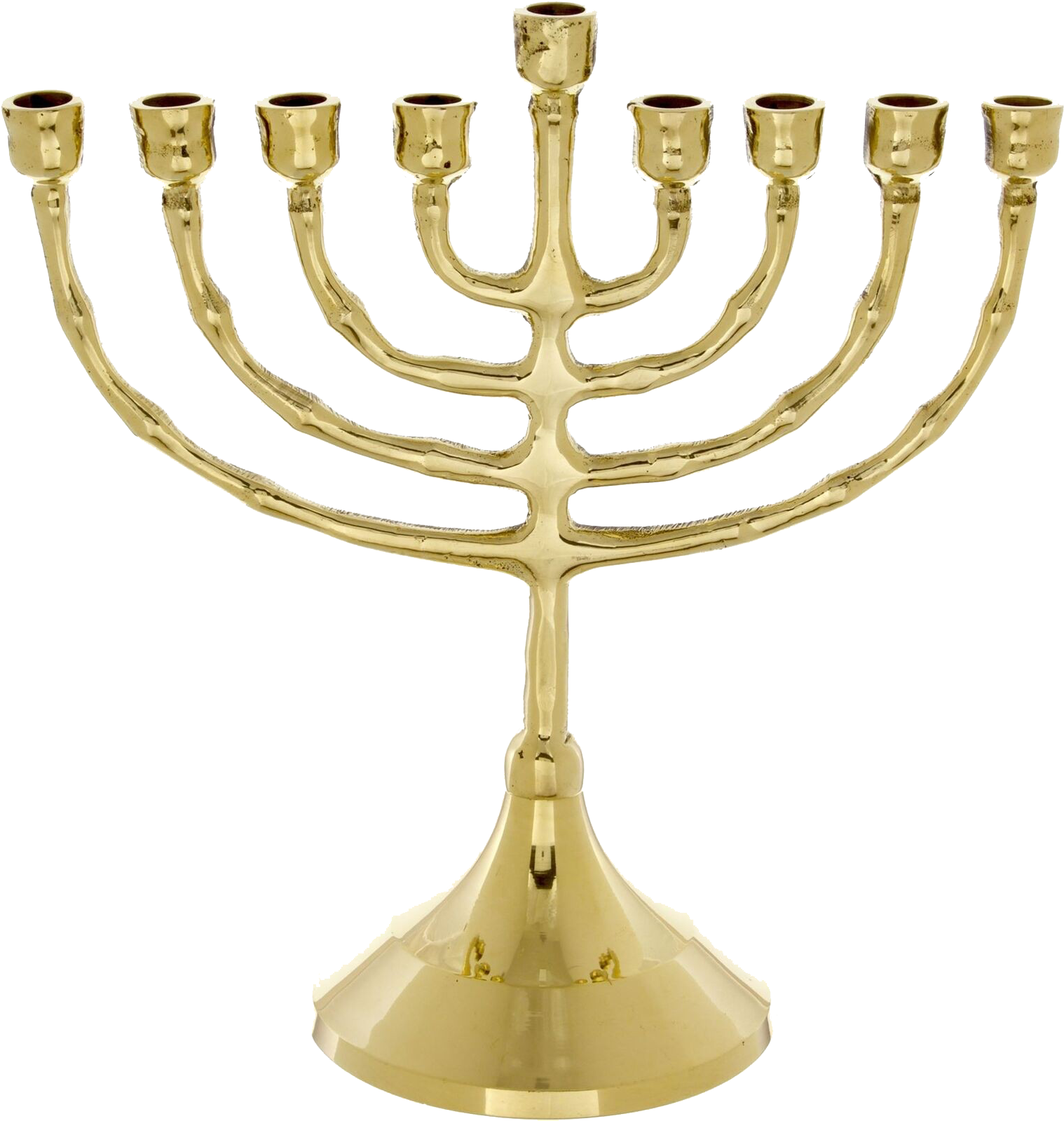 Hanukkah Png Transparent Image - Classic Jewish Menorah, Png Download PNG with transparent background