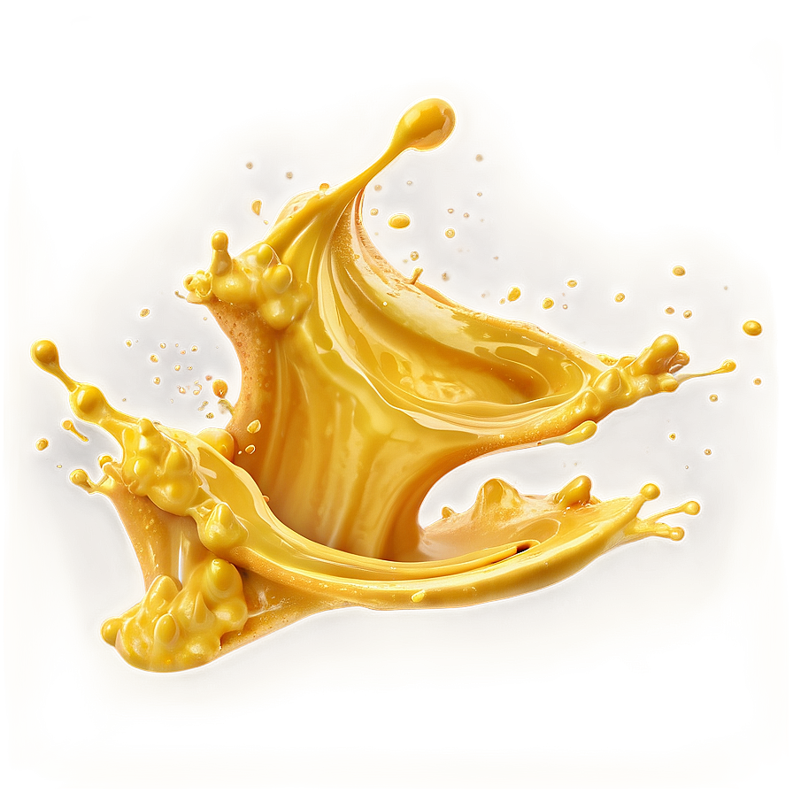 Golden Milk Splash PNG vge15 PNG image with a transparent background, free high-resolution download