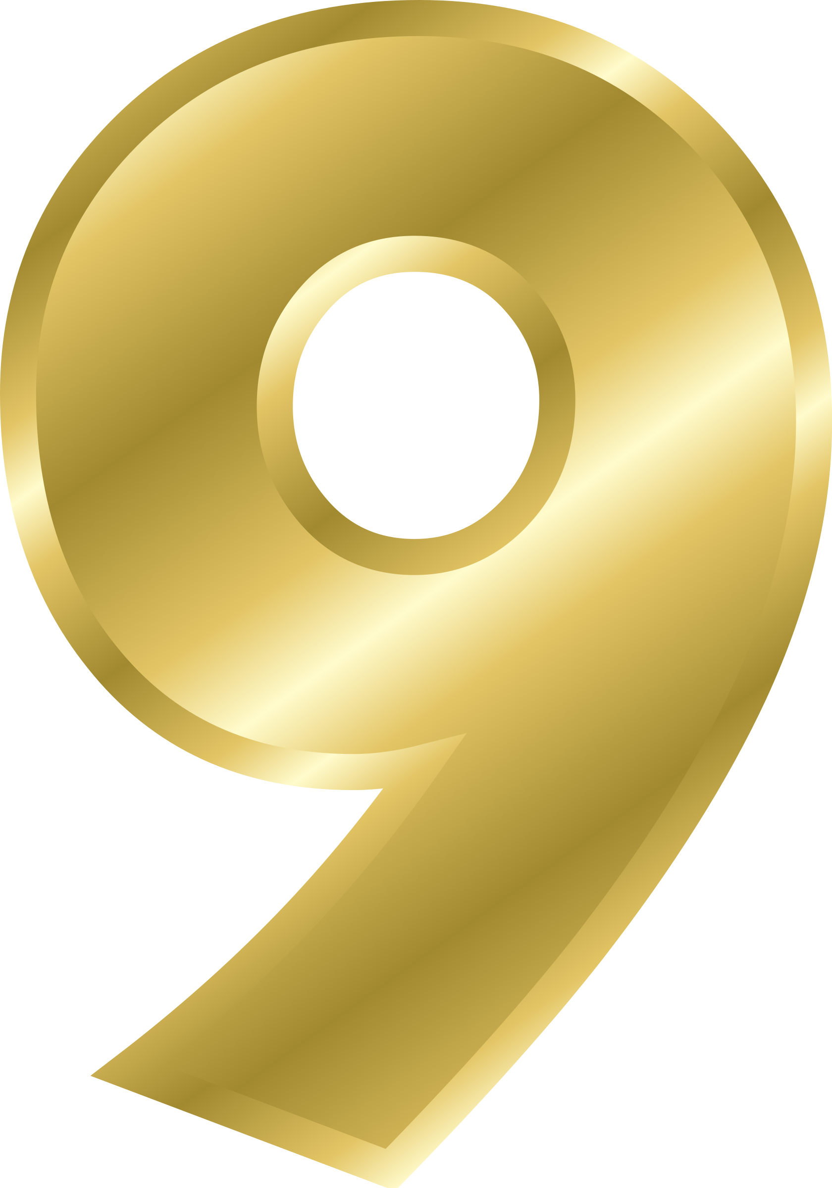 Golden Number9 Graphic