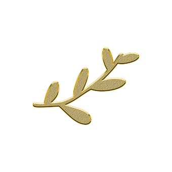 Golden Olive Branch Icon