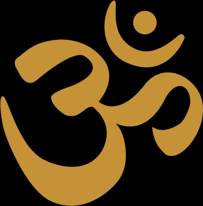 Golden Om Symbol