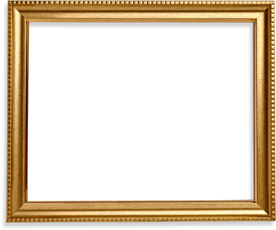 Golden Ornate Square Frame