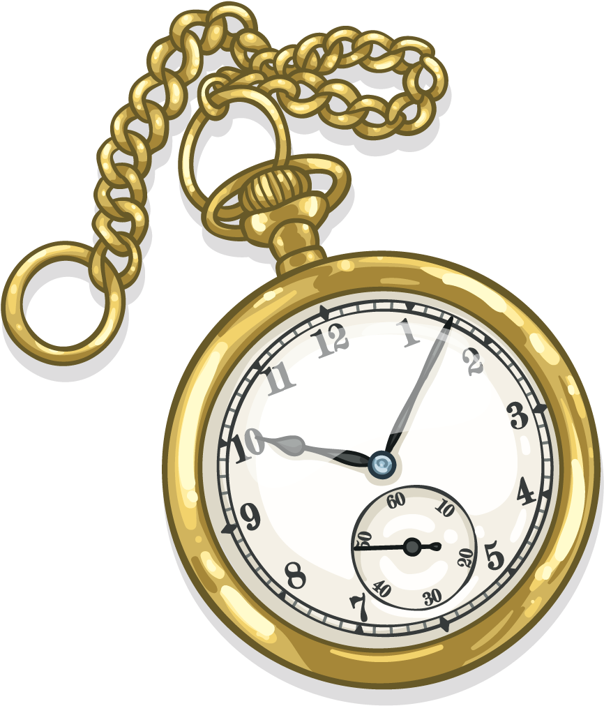 Watch Png Hd - Transparent Background Pocket Watch Clipart, Png Download PNG with transparent background