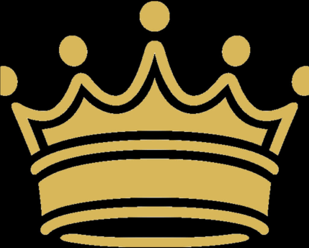 Golden Princess Crown Graphic