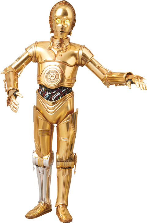 Golden Protocol Droid P N G Image