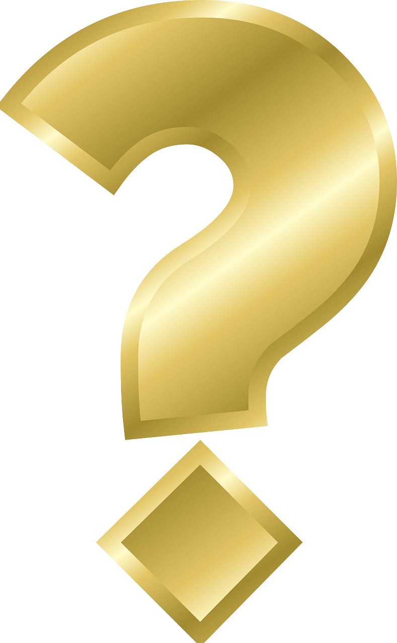 Golden Question Mark Png, Transparent Png PNG with transparent background