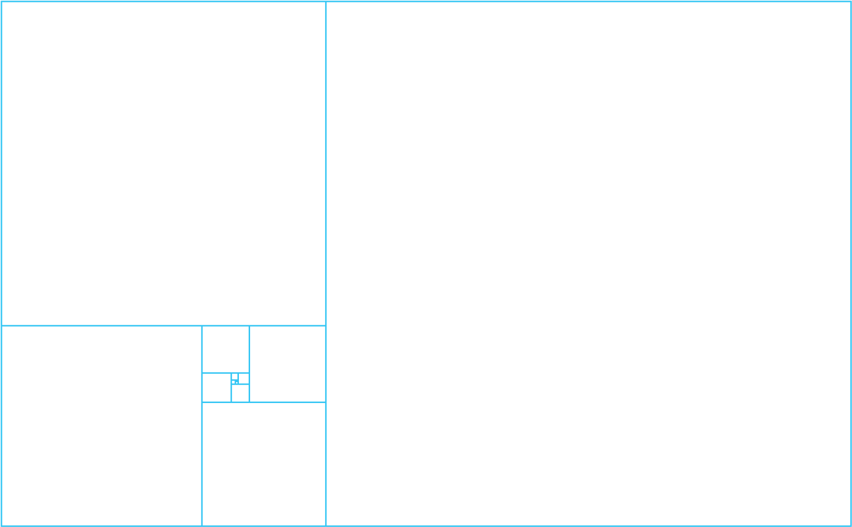 Golden Ratio Spiral Graphic