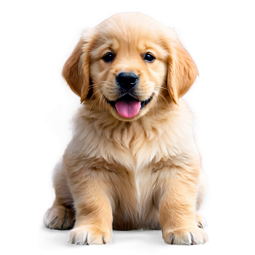 Golden Retriever Puppy Close-up Png Ghe