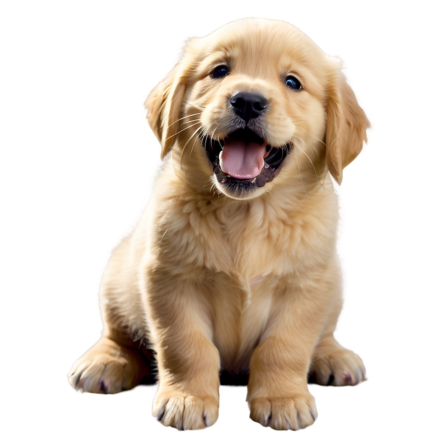 Golden Retriever Puppy Licking Png 94