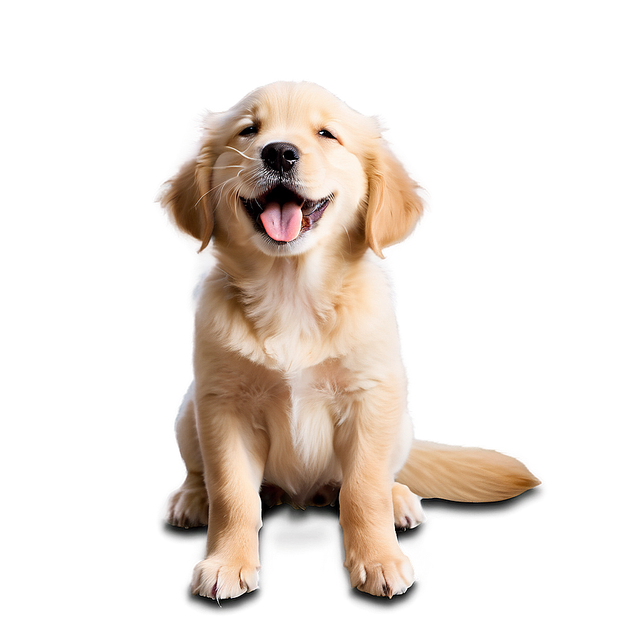 Golden Retriever Puppy Licking Png 98