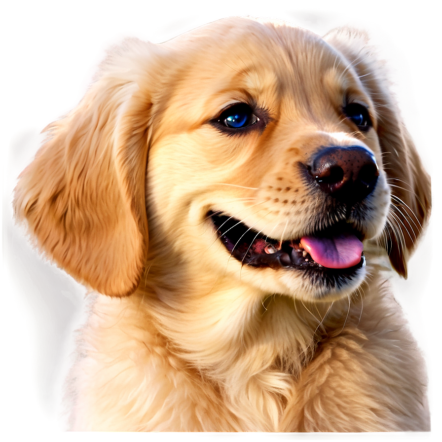 Golden Retriever Puppy With Puppies Png 87