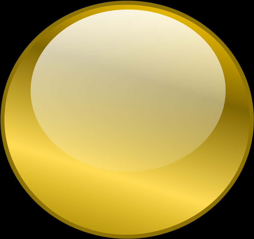 Golden Round Button Graphic