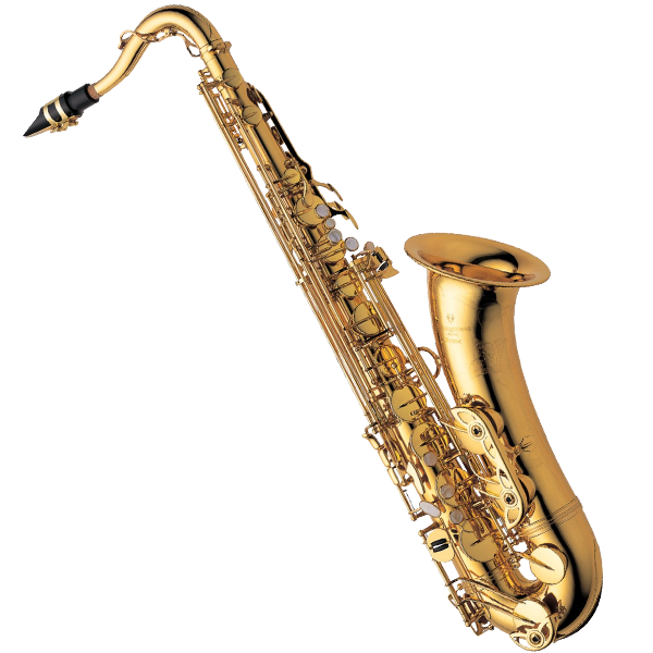 Golden Saxophone Isolated