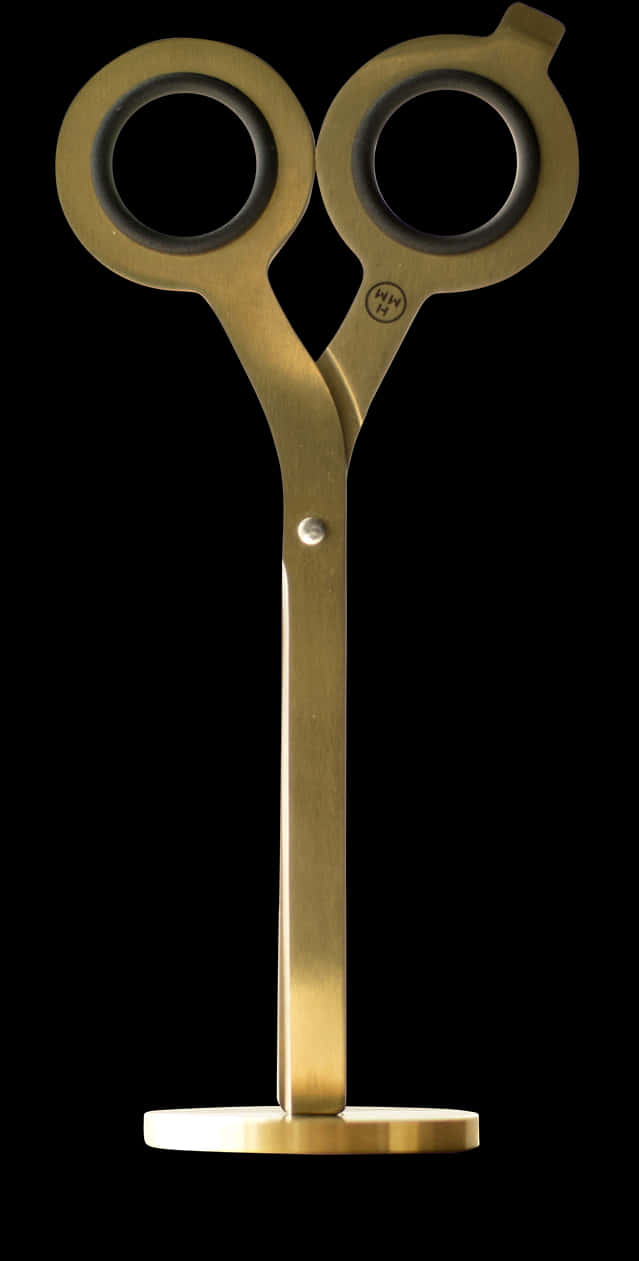 Golden Scissors Standing