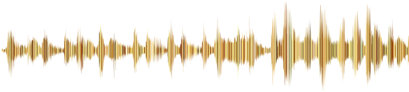 Gold Sound Wave No Background - Music Sound Waves Png, Transparent Png PNG with transparent background