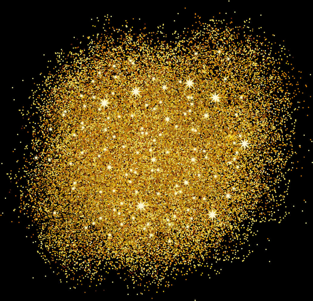 Golden Sparkle Explosion