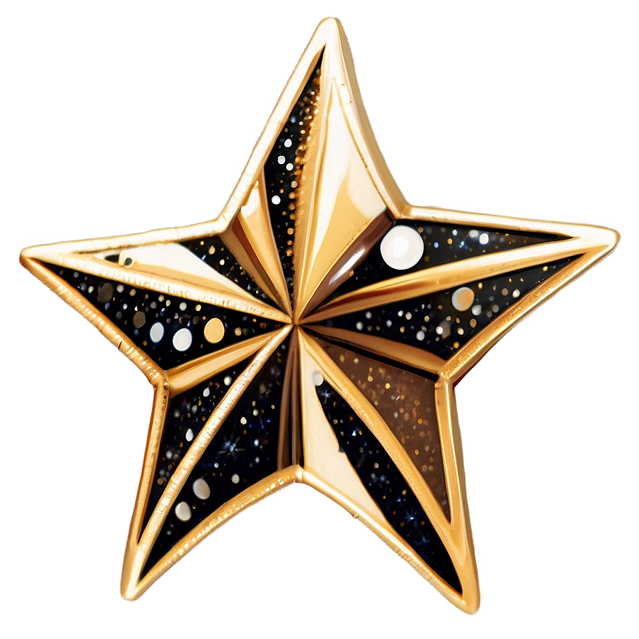 Golden Sparkle Star PNG 23 PNG image with a transparent background, free high-resolution download