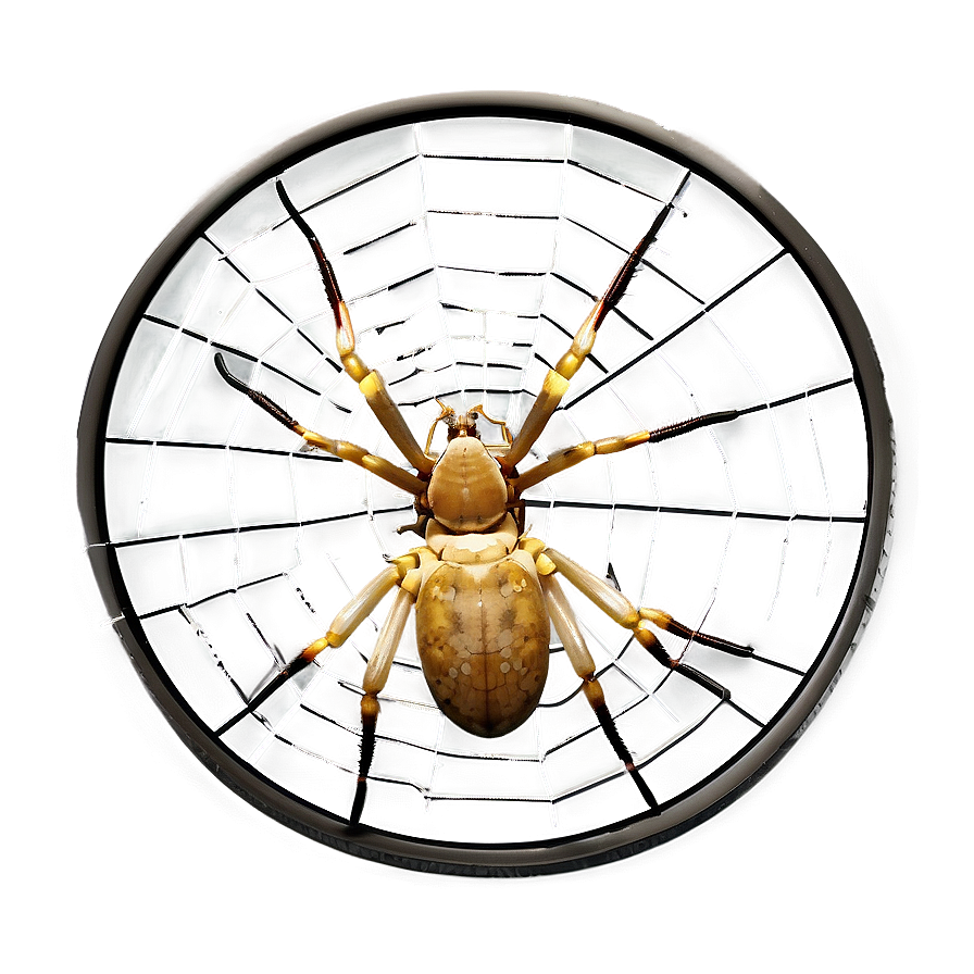 Golden Spideron Web